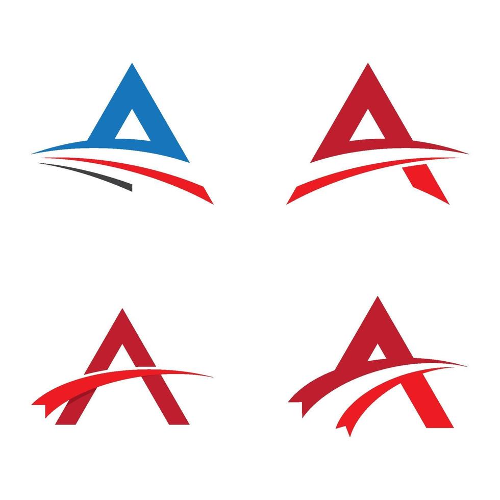 letter a logo afbeeldingen set vector