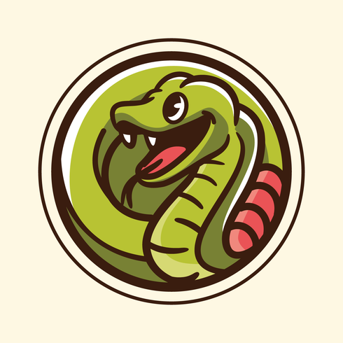 Snake vectorillustratie vector