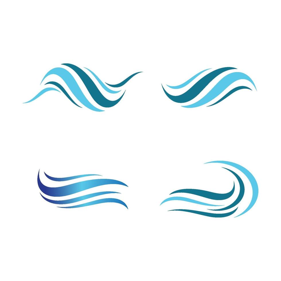 watergolf logo afbeeldingen instellen vector