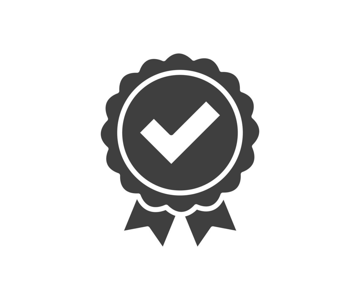 mooi zo icoon vector. bedrijf succes teken. het beste kwaliteit symbool van juist, geverifieerd, certificaat, goedkeuring, geaccepteerd, bevestigen, controleren markering. vector