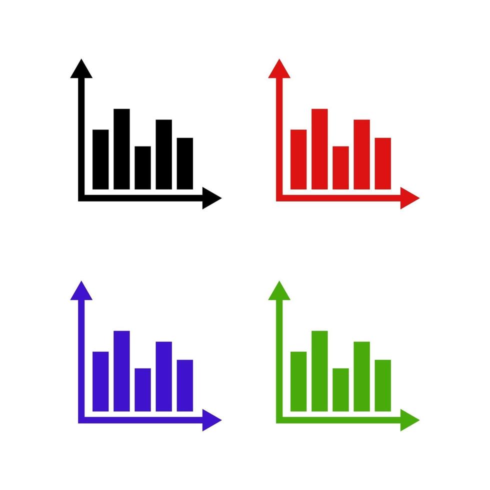 analytics op witte achtergrond vector