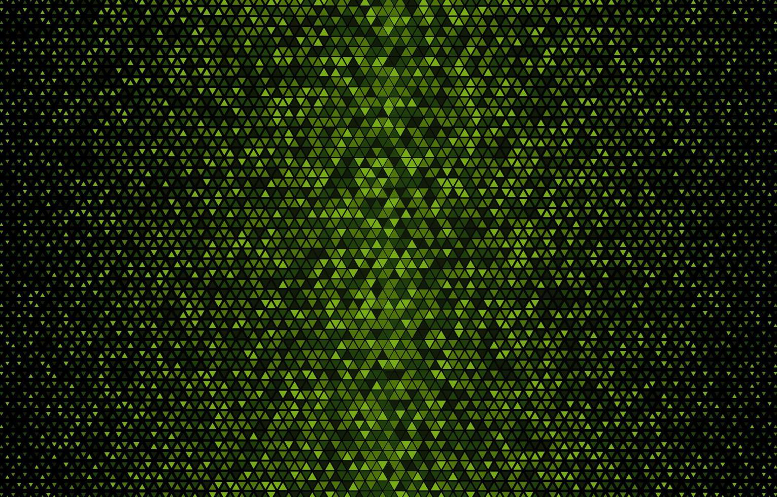 verstrooien achtergrond patroon met groen driehoeken vector