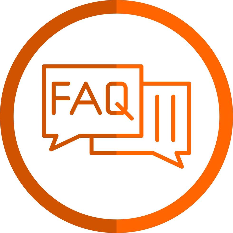 FAQ vector icoon ontwerp