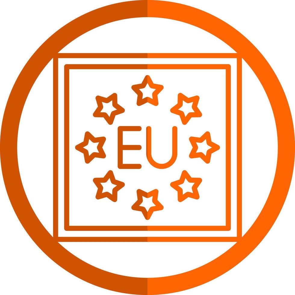 EU vector icoon ontwerp