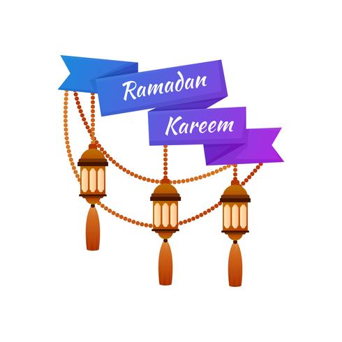 Mooie Ramadan vectoren