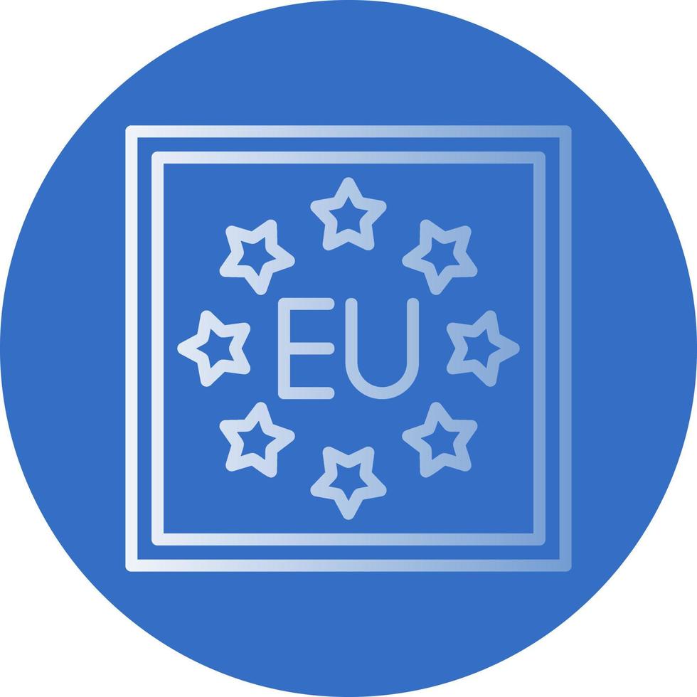 EU vector icoon ontwerp