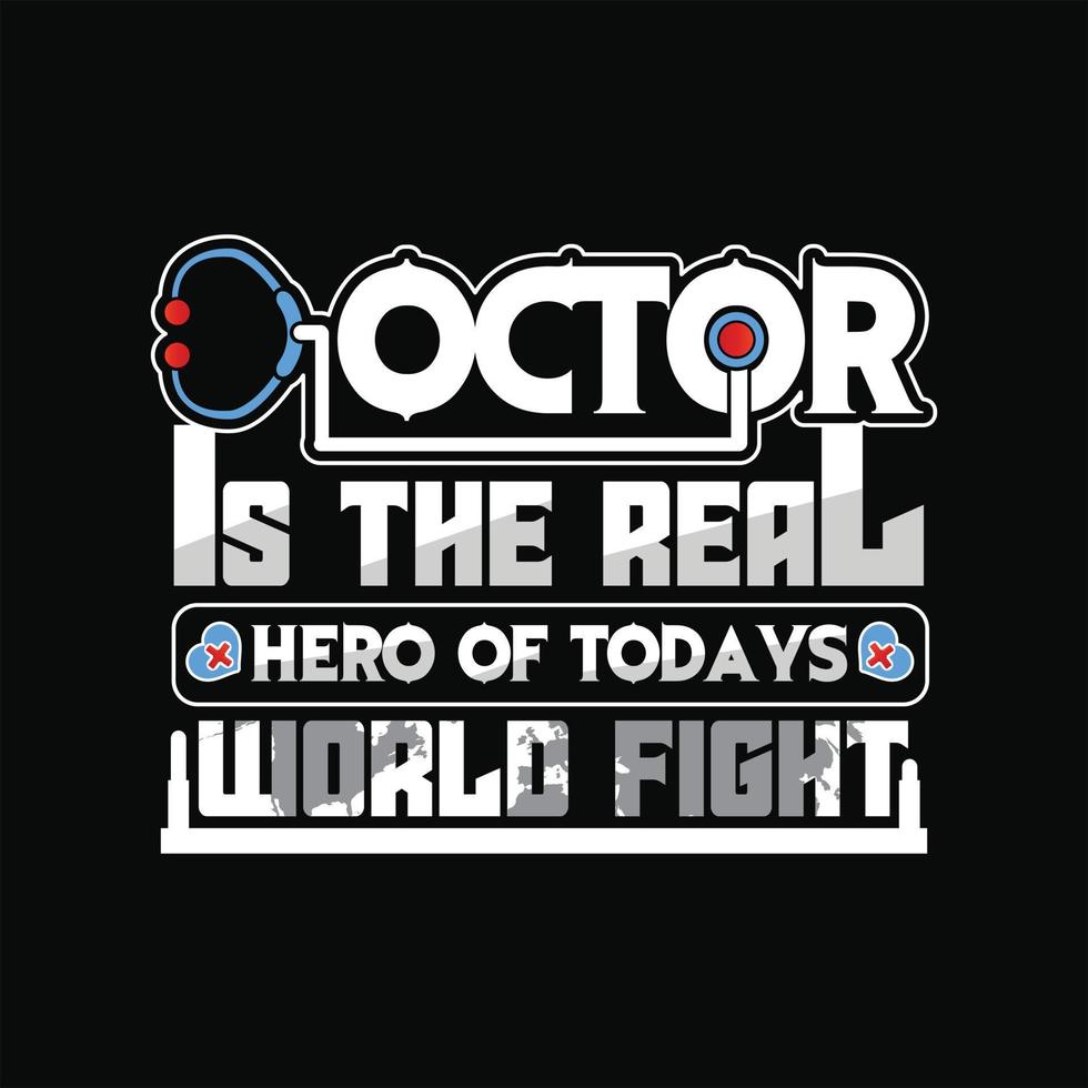 dokter t-shirt ontwerp vector