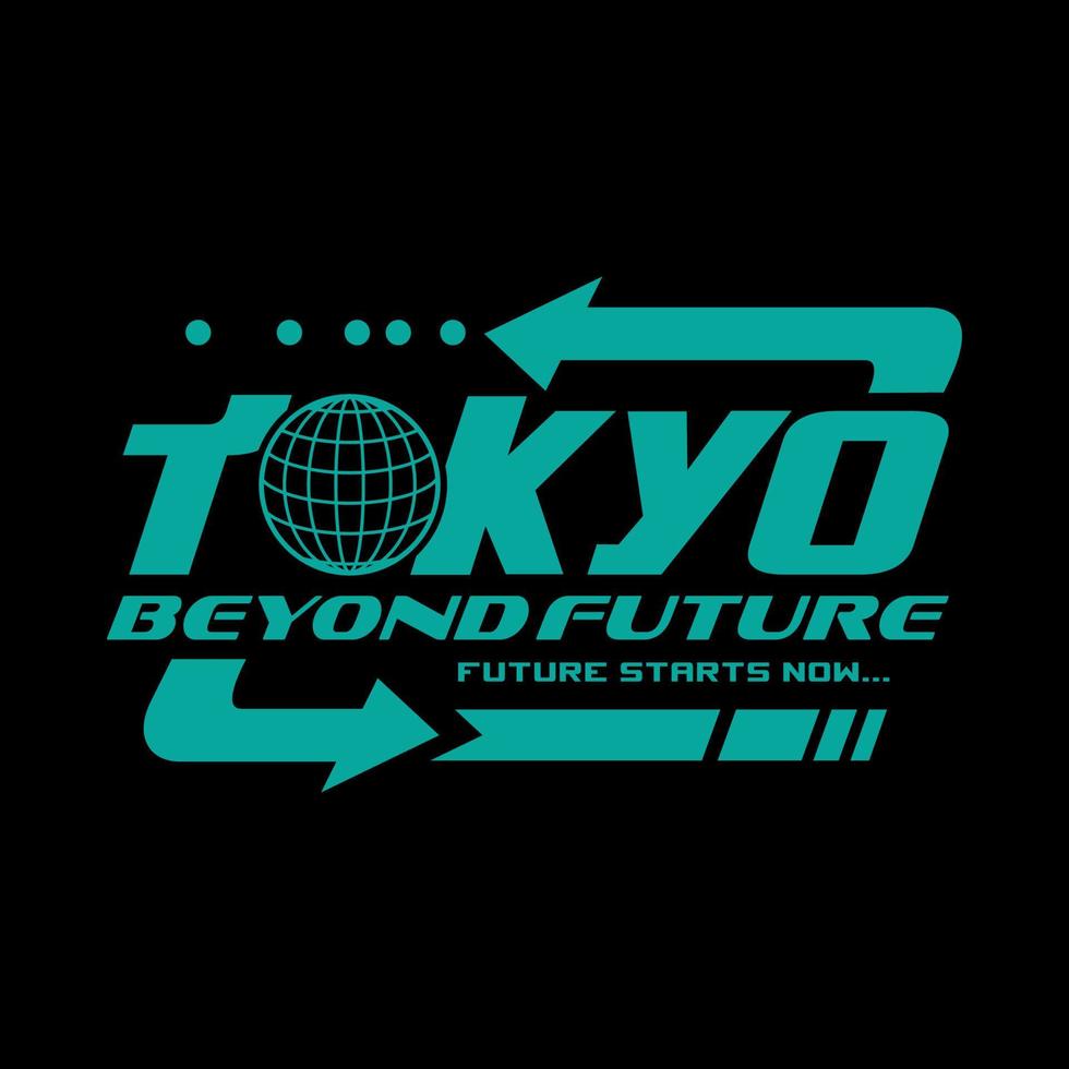 modern futuristische y2k streetwear typografie tokyo leuze afdrukken voor Mens - vrouw grafisch tee t overhemd vector ontwerp icoon illustratie. poster, banier, sticker, pin, insigne, lap