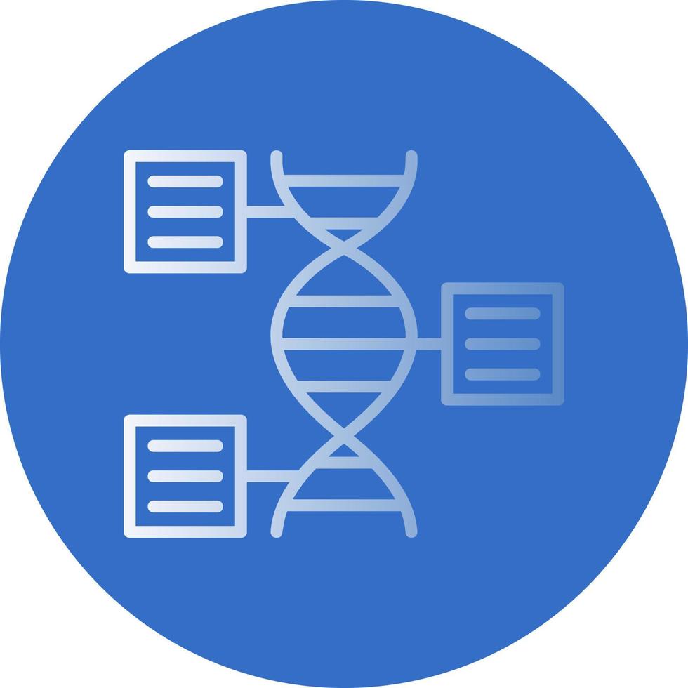 functioneel genomics vector icoon ontwerp