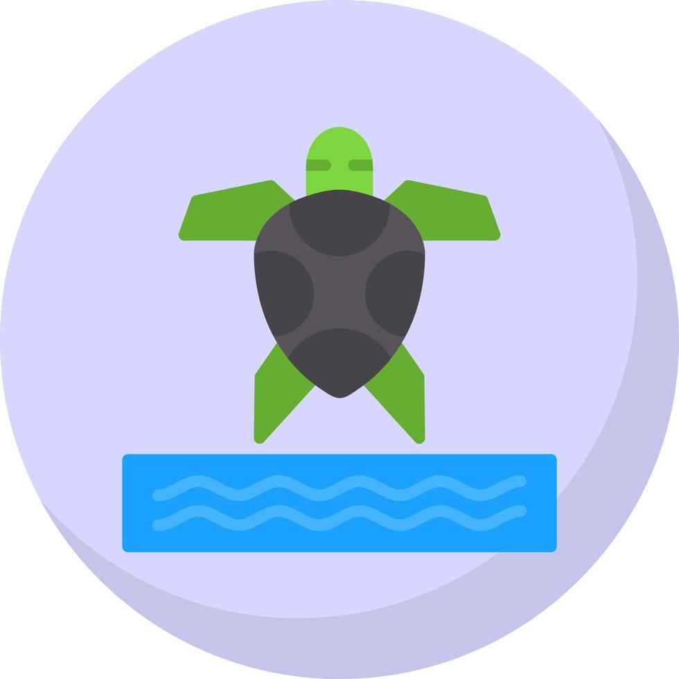 zee schildpad vector icoon ontwerp