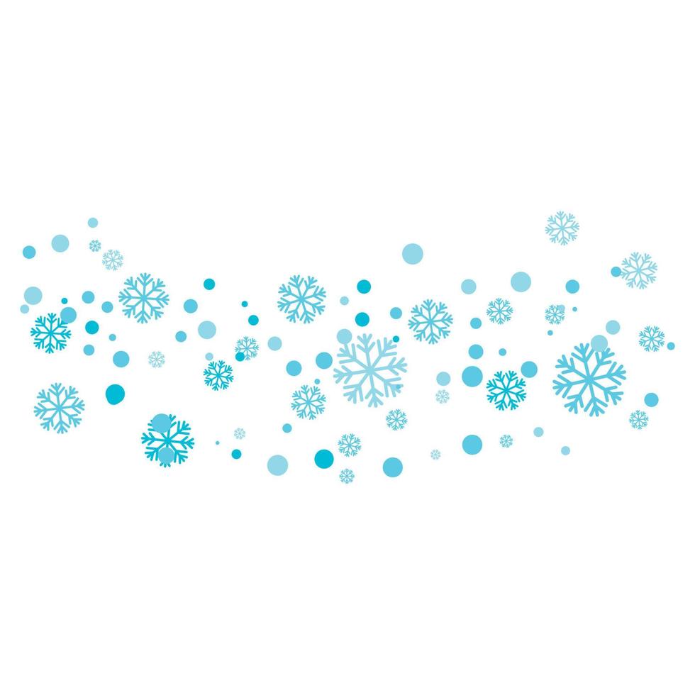 sneeuwvlokken stijl ontwerp illustratie vector