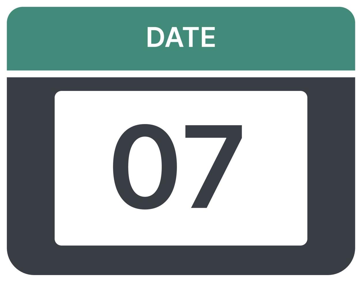 illustratie van dagelijks kalender maand datums voor werk vector