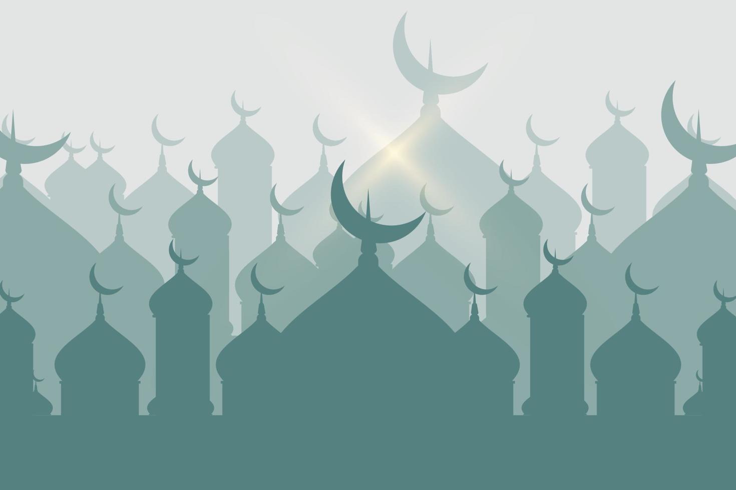 illustratieontwerp om de maand ramadan 2021 te vieren vector