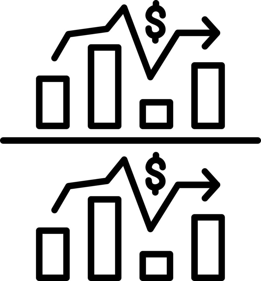 competitief uitwisseling tarieven icoon stijl vector