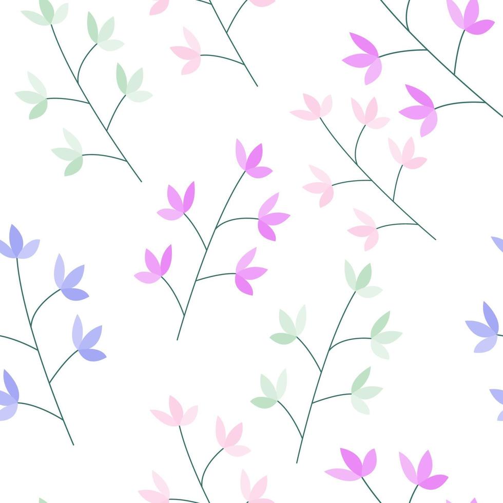 naadloze bloemen botanische grafische bloempatroon. perfect ontwerp voor achtergrond, behang, plakboek en textiel. oppervlak ontwerp vector