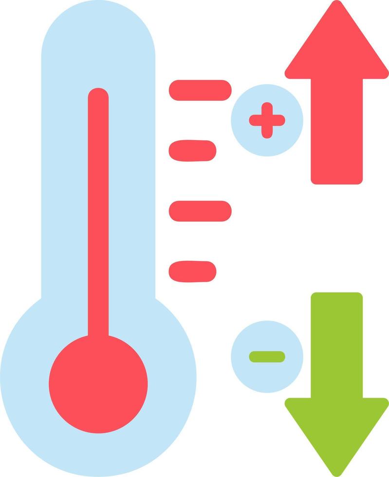 temperatuur controle vector icoon