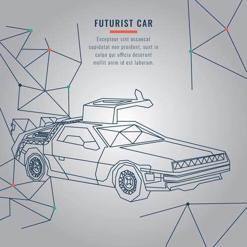 Futuristische auto vector