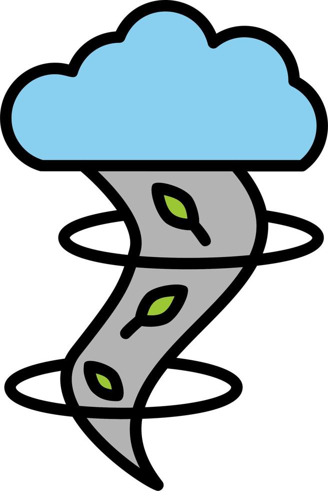 tornado vector pictogram