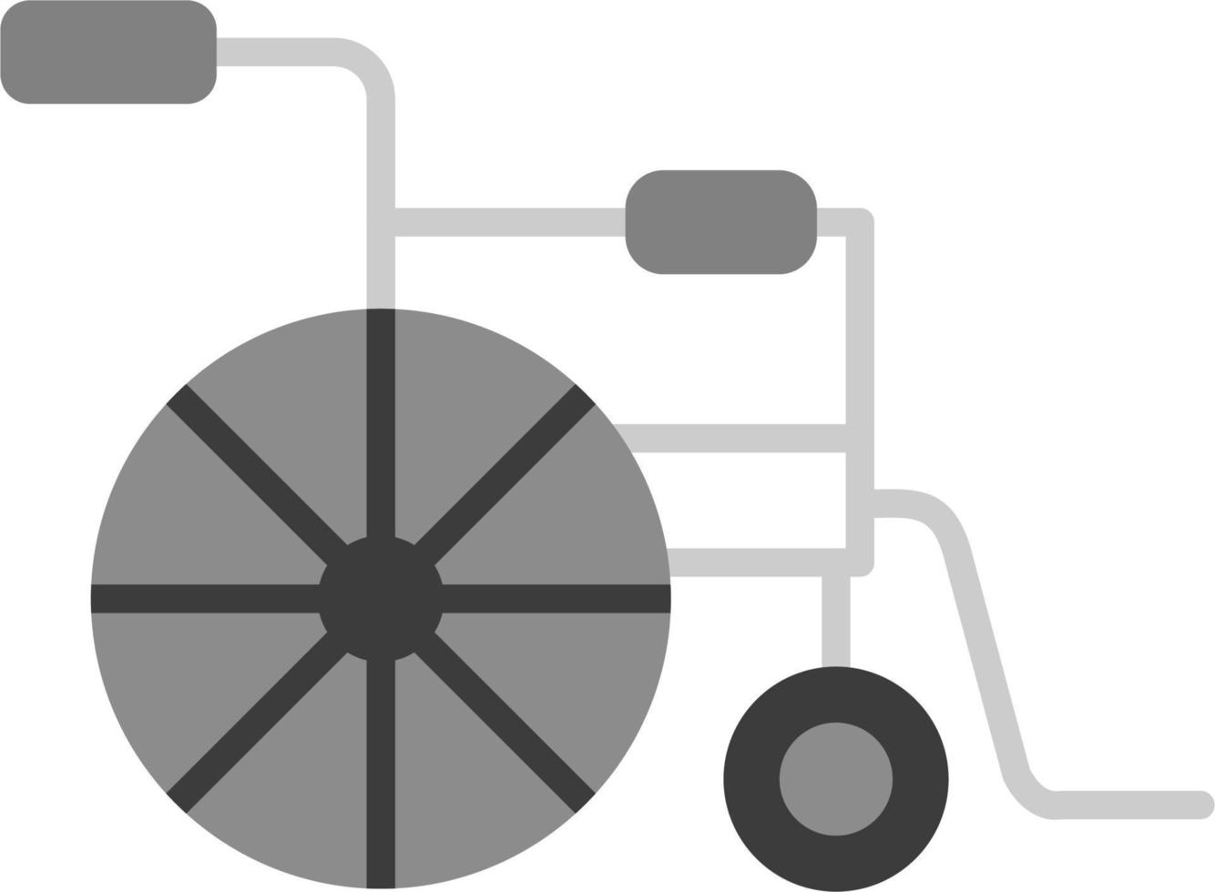 rolstoel vector pictogram