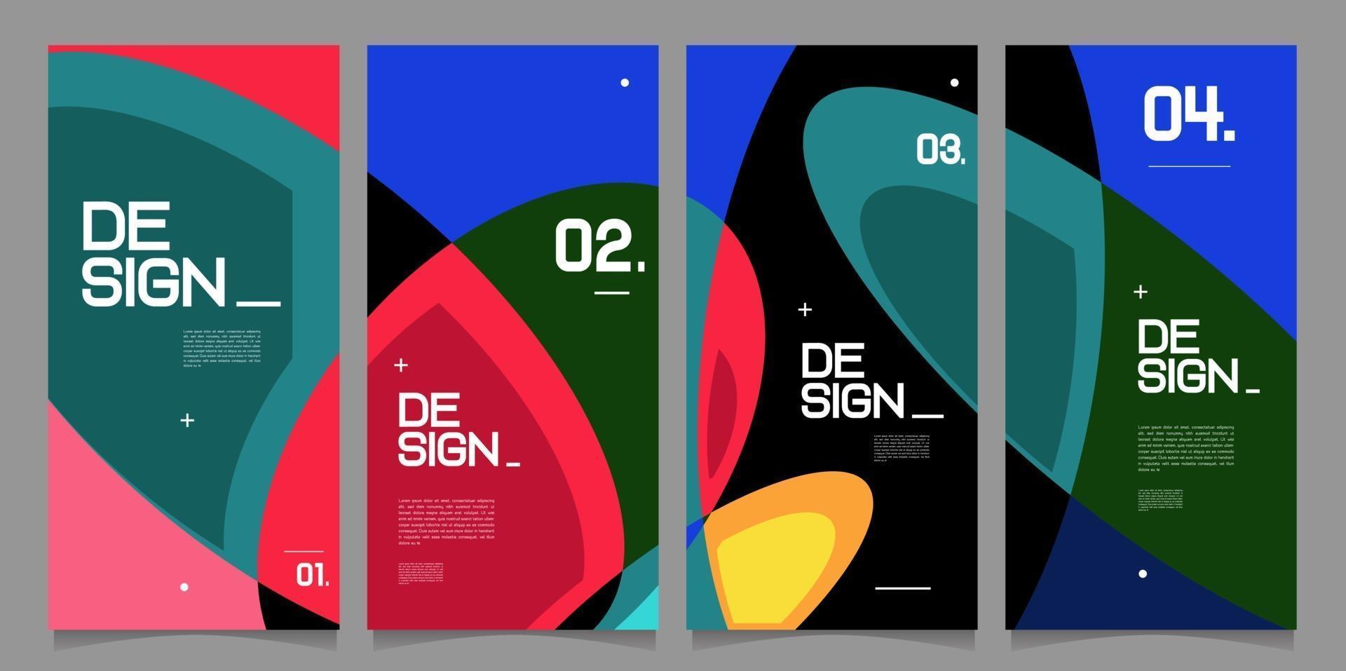 vector banner ontwerpsjabloon minimalistische stijl voor het bedrijfsleven