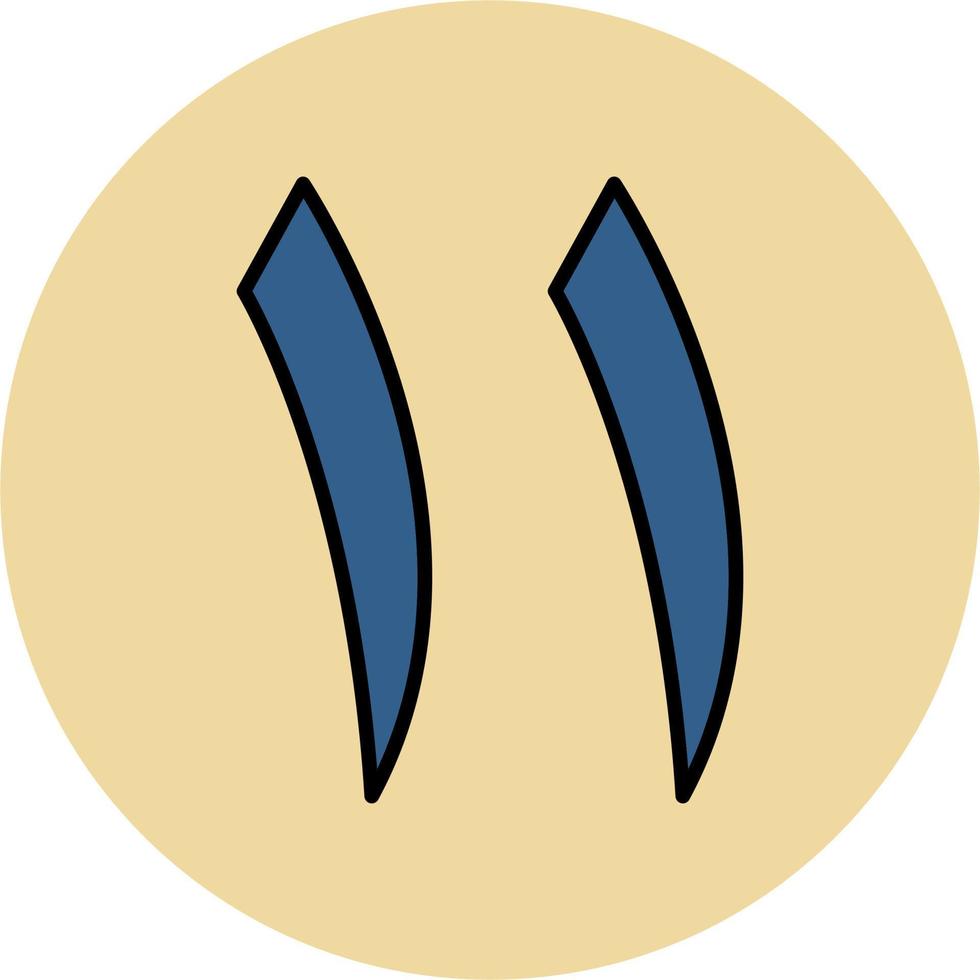 Arabisch aantal elf vector icoon