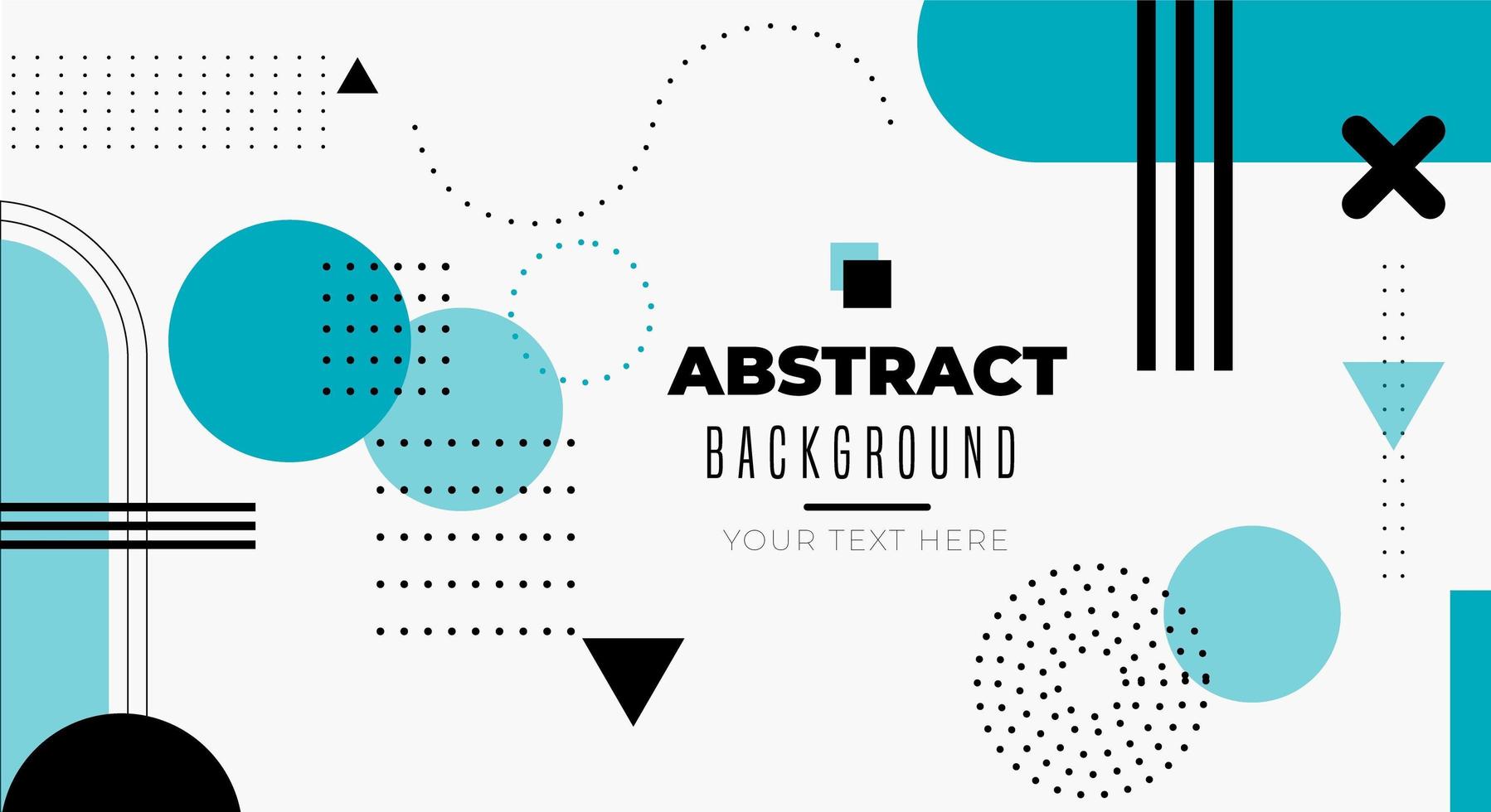 abstracte schone achtergrond met geometrische vormen vector