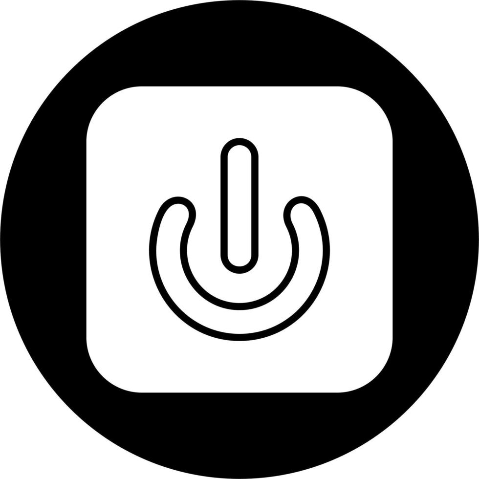 vectorpictogram aan / uit-knop vector