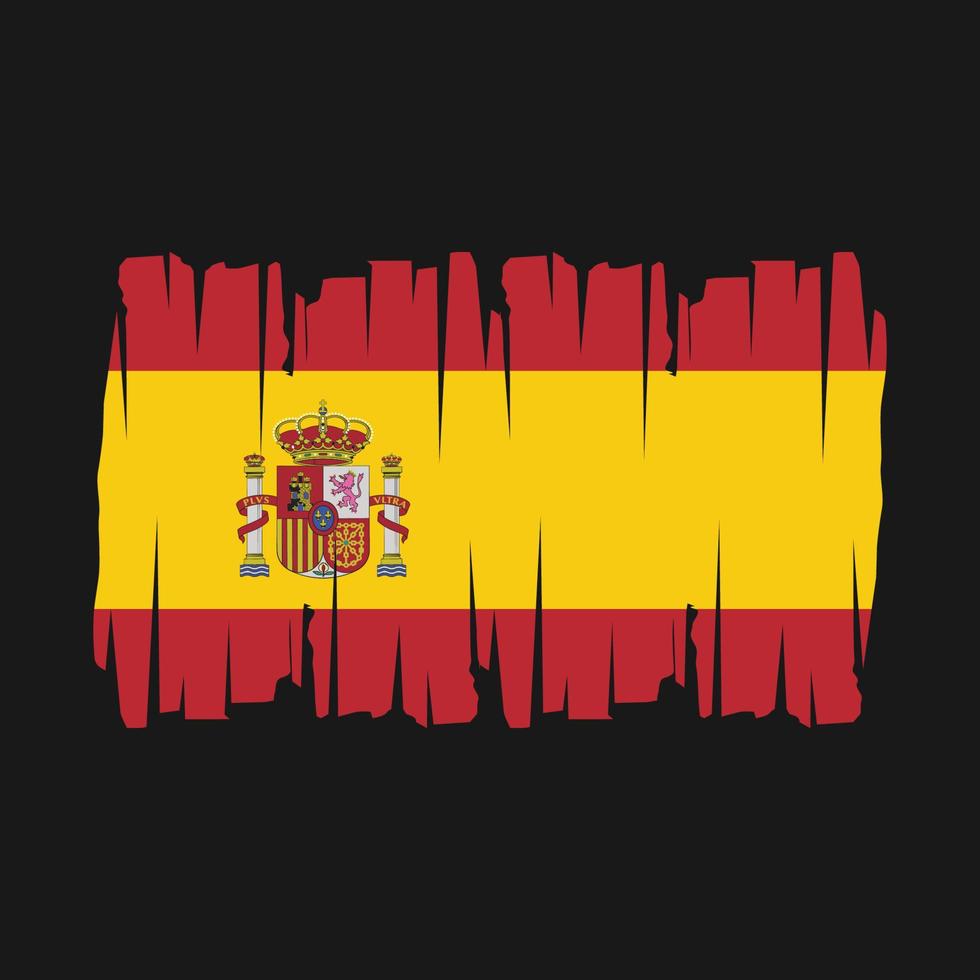 Spanje vlag vector illustratie