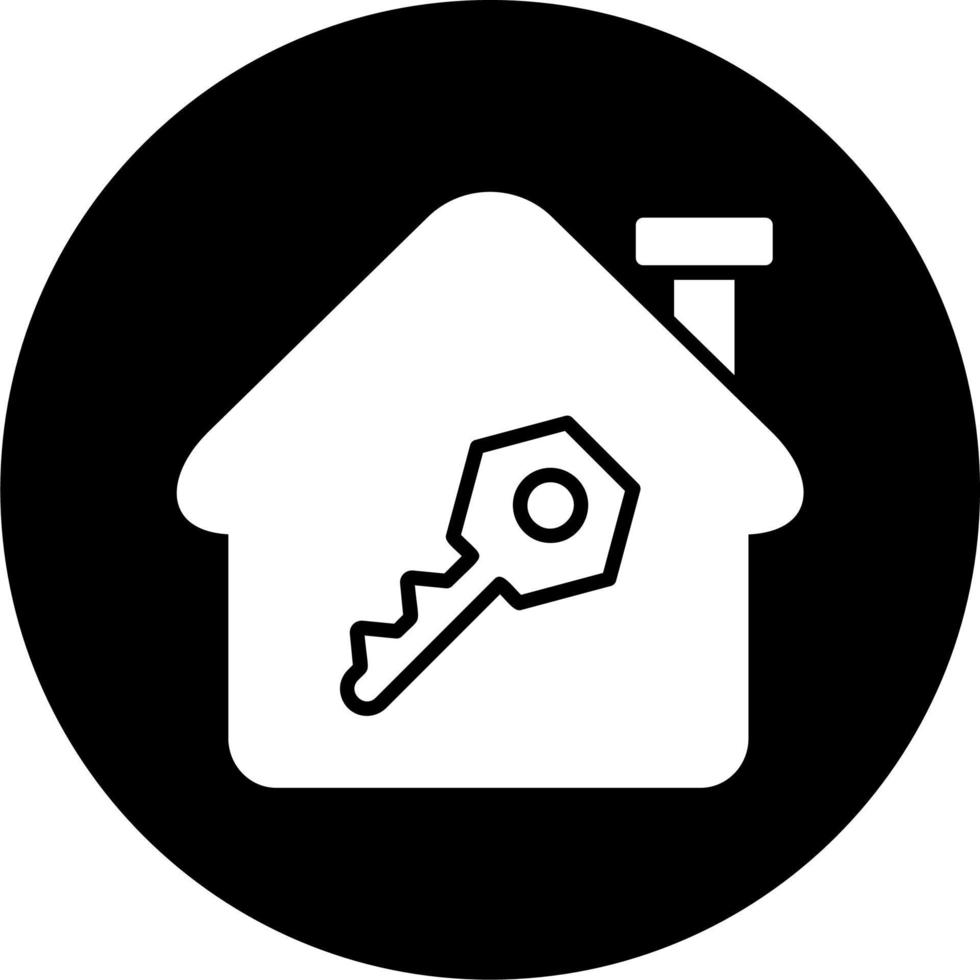 huis sleutel vector pictogram