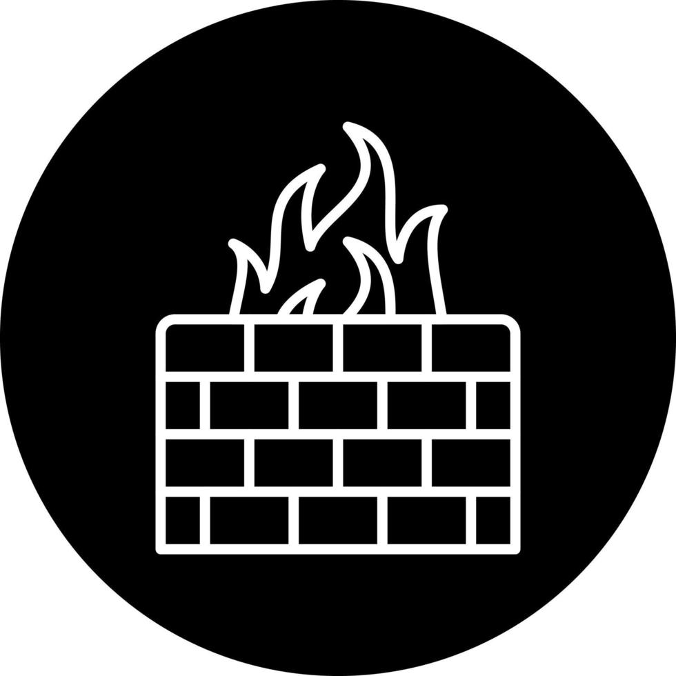 firewall vector pictogram