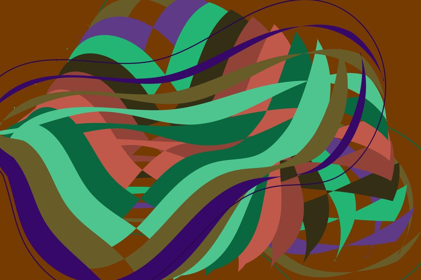abstracte kromgetrokken diagonale gestreepte achtergrond. vector gebogen gedraaide schuine, golvende lijnen patroon. gloednieuwe stijl voor uw bedrijfsontwerp