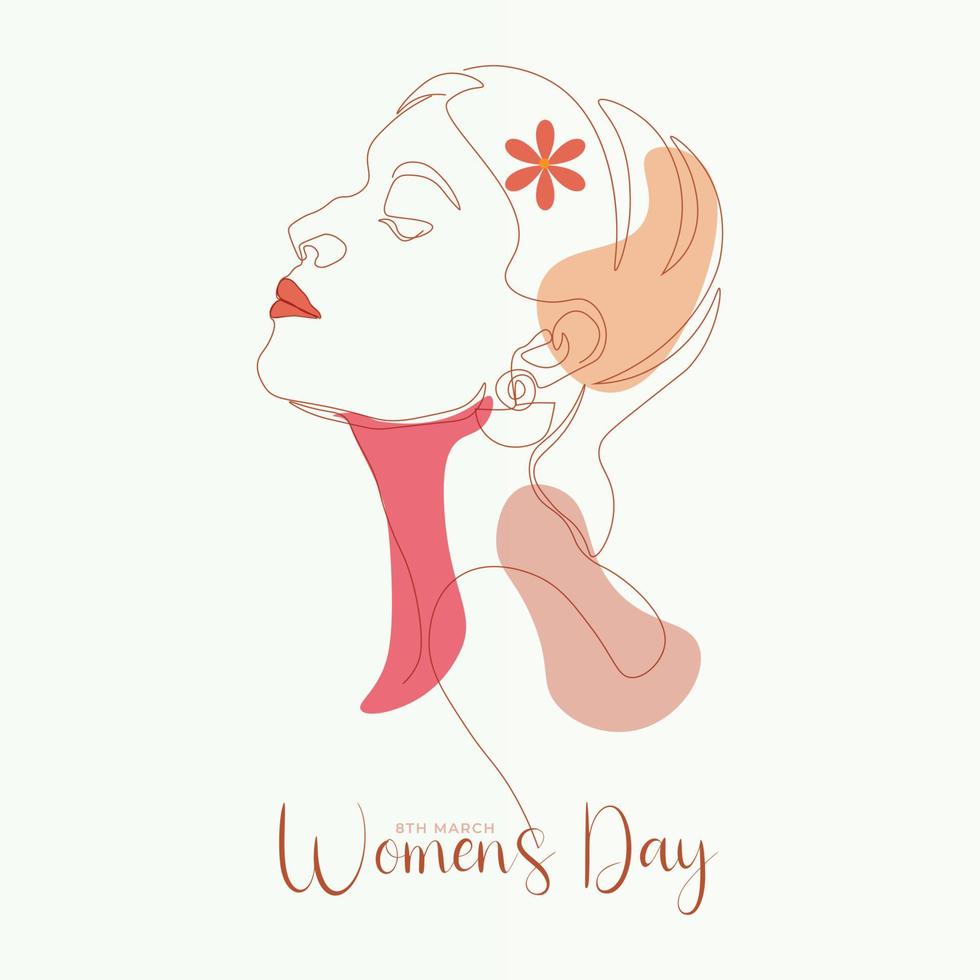 gelukkig Internationale vrouwen dag ontwerp vector