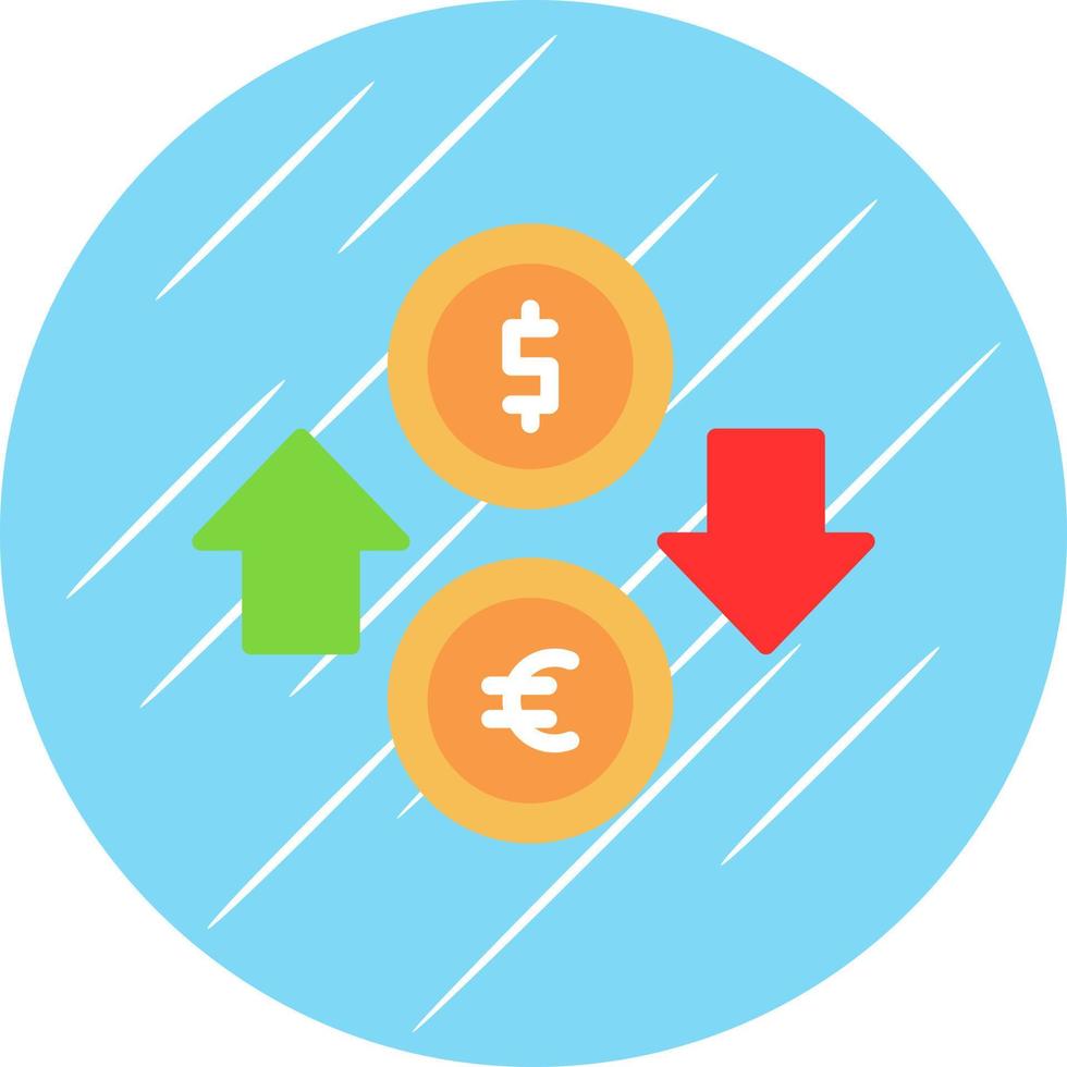 valuta uitwisseling vector icoon ontwerp