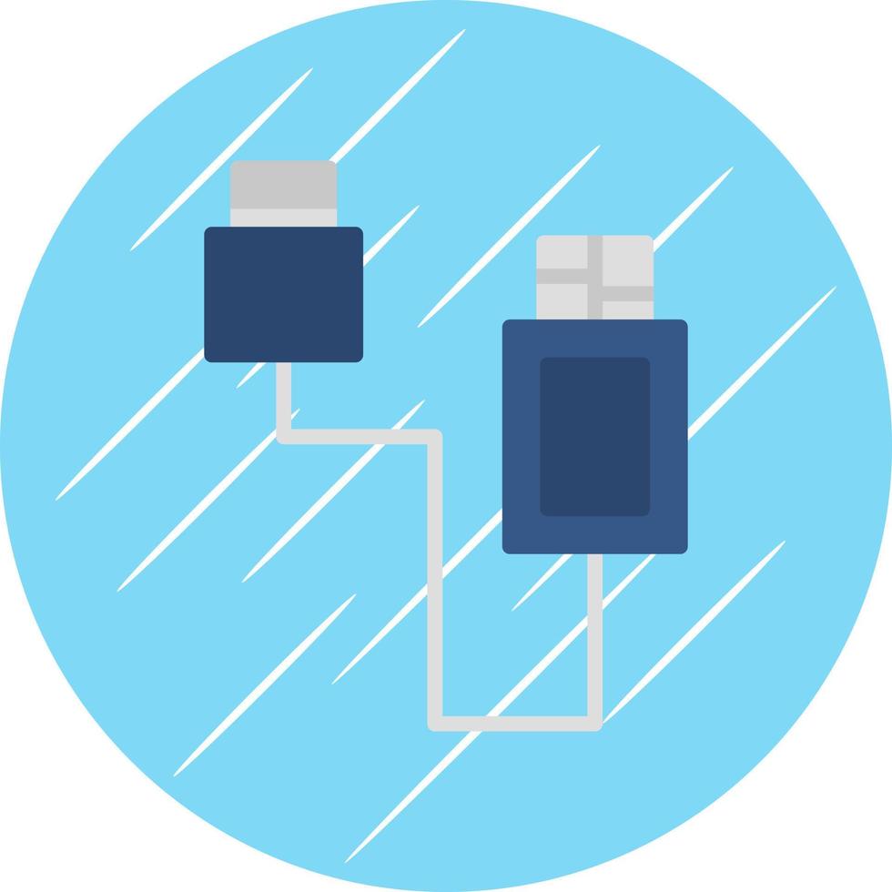 USB-kabel vector pictogram ontwerp