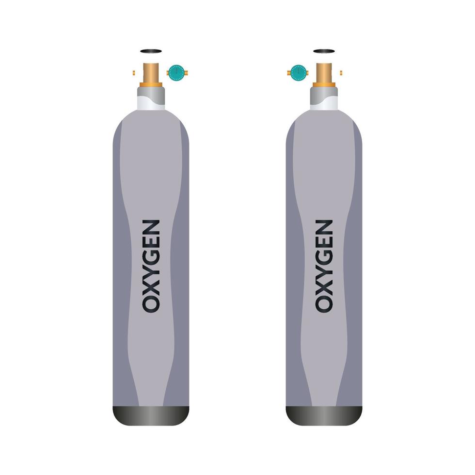 gas- tanks met meter Aan wit achtergrond vector