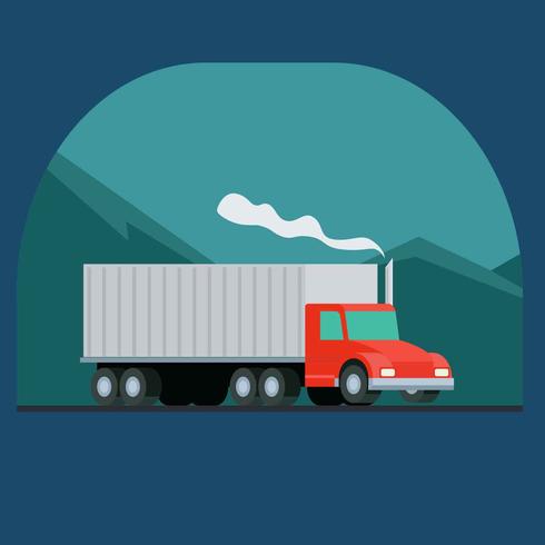 Bewegende Truck Illustratie Vector