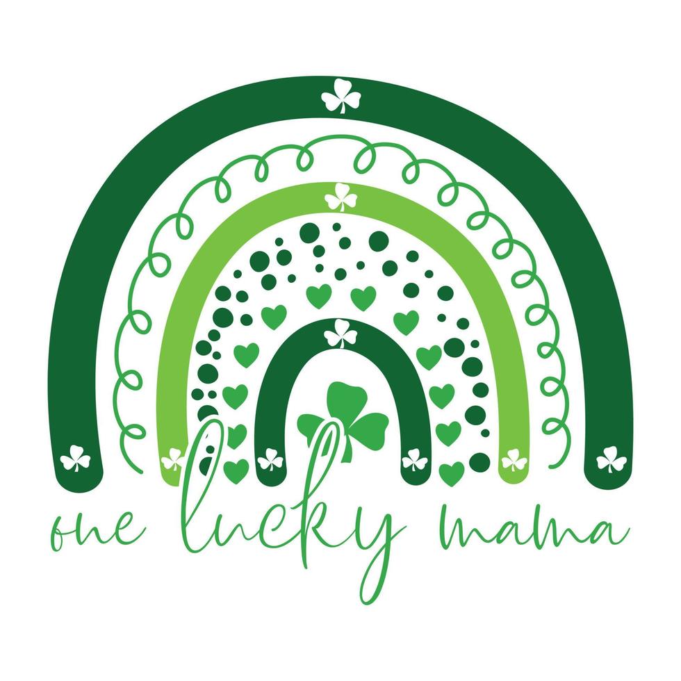 een Lucky mama Svg, mama Svg, Lucky shirt, st pasteitjes dag, grappig Svg, heilige patrick, patricks dag, heilige Patrick dag,st Patrick Svg, st Patrick dag SVG vector