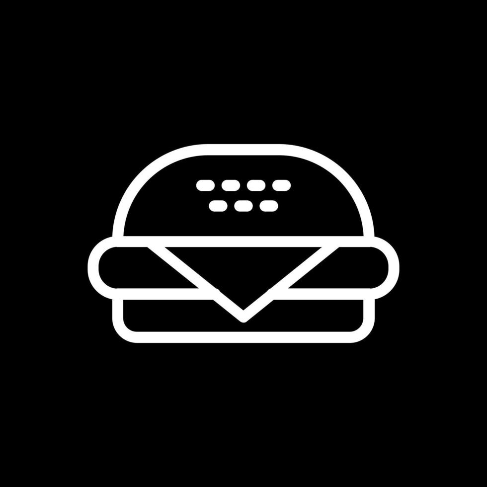 Hamburger vector icoon ontwerp