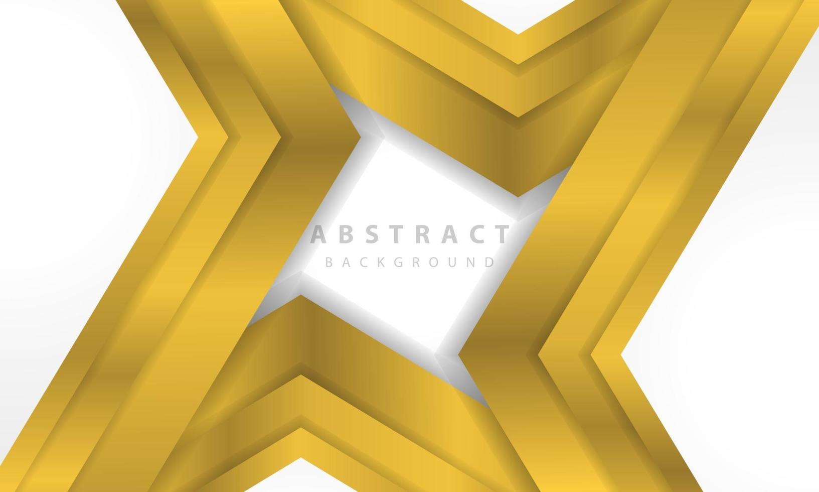 moderne abstracte witte vector als achtergrond met gouden lijneffect. elegante conceptontwerp vector