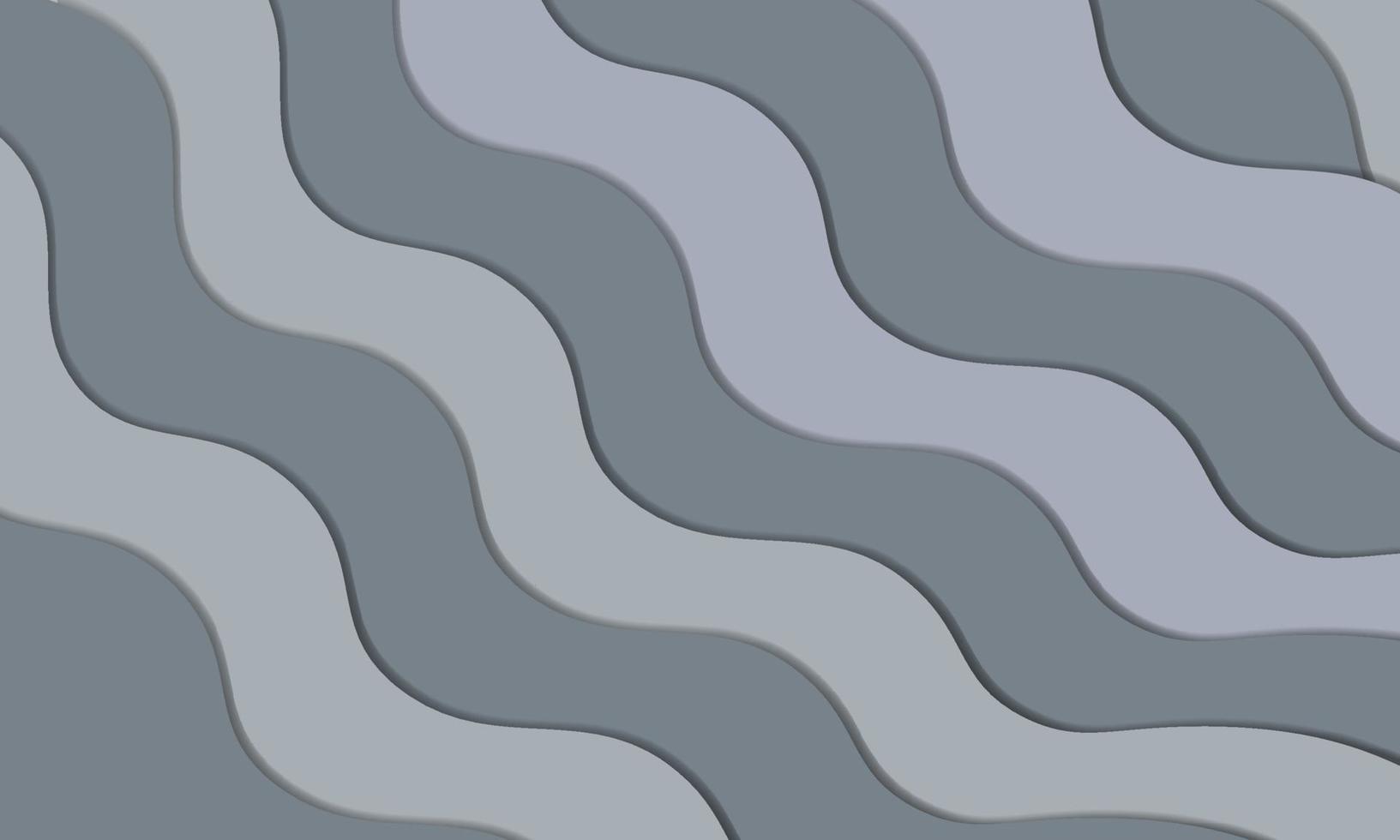moderne grijze achtergrond met golvende vormen vector