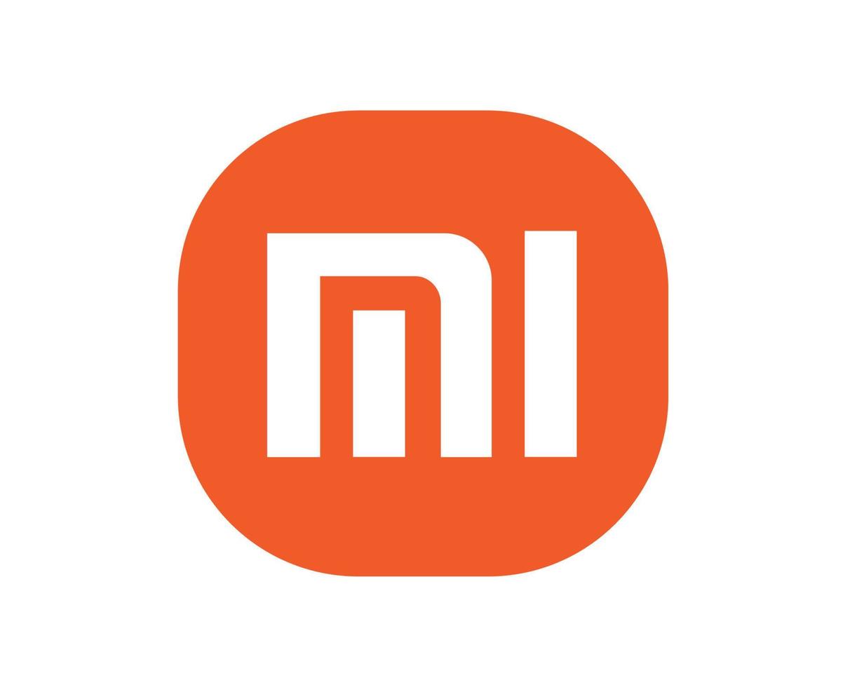 xiaomi logo merk telefoon symbool ontwerp Chinese mobiel vector illustratie