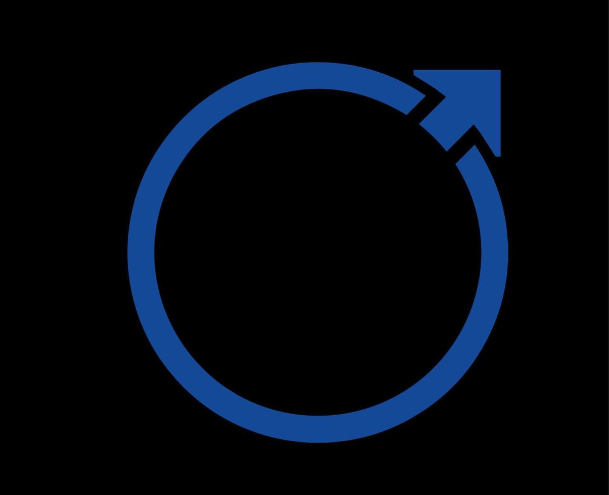 volvo merk logo auto symbool blauw ontwerp Zweeds auto- vector illustratie met zwart achtergrond