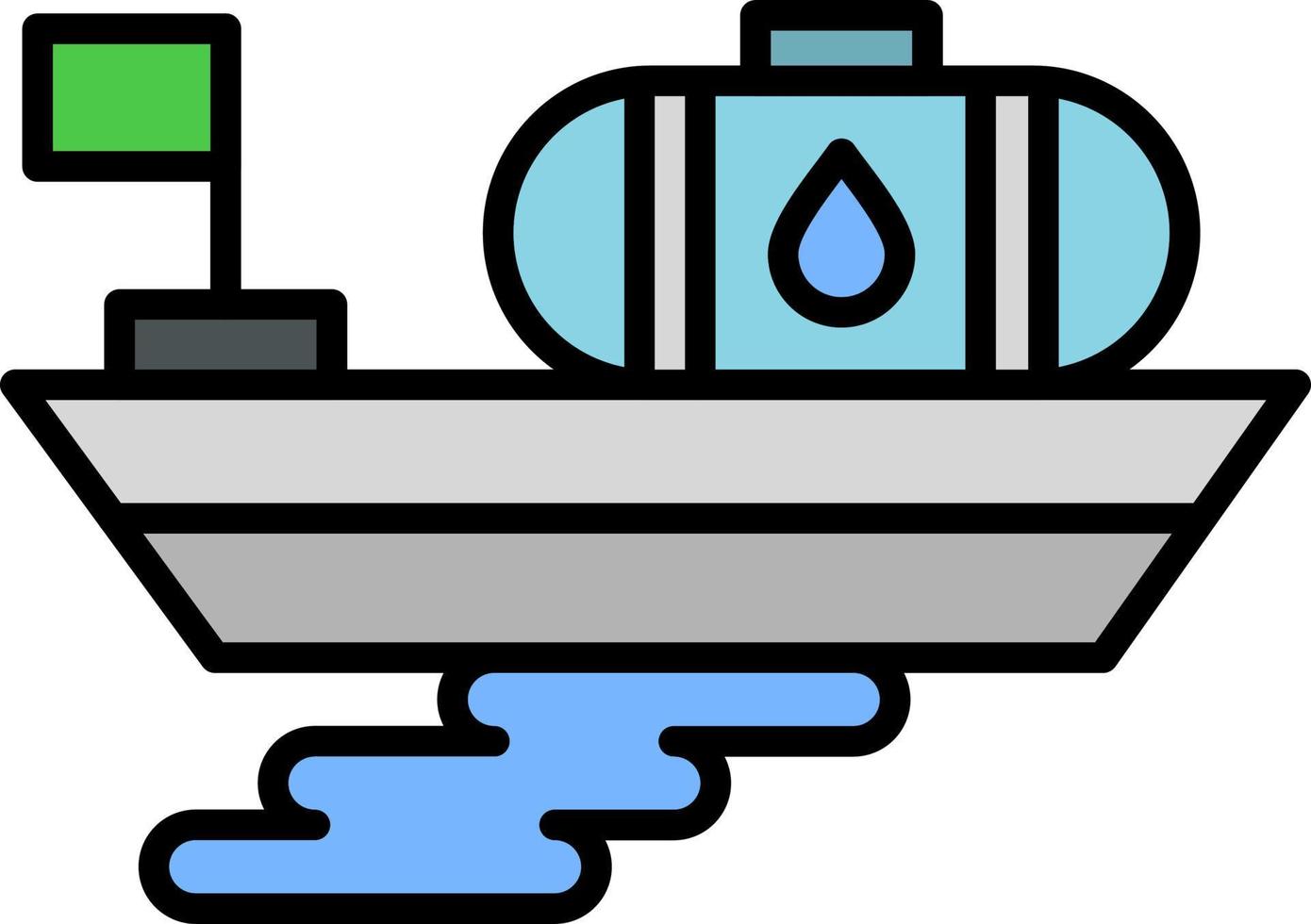 water verontreiniging vector icoon