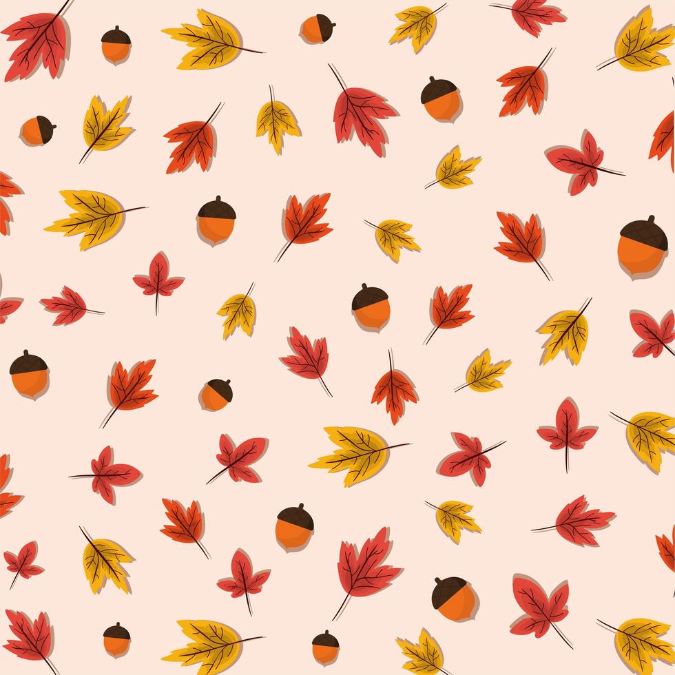 herfst patroon achtergrond vector