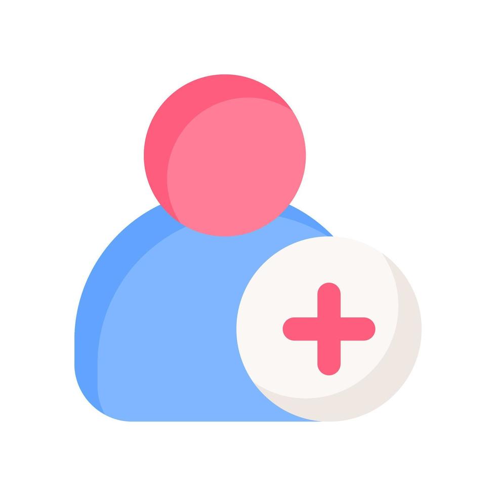 toevoegen vriend icoon voor uw website ontwerp, logo, app, ui. vector