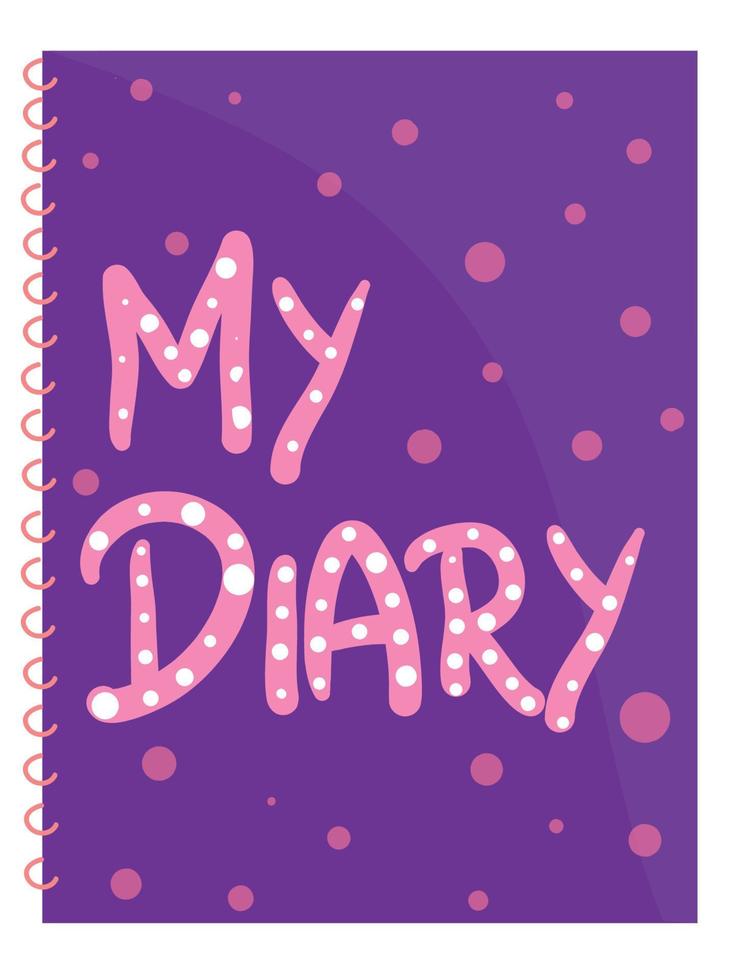 dagboek illustratie pro vector