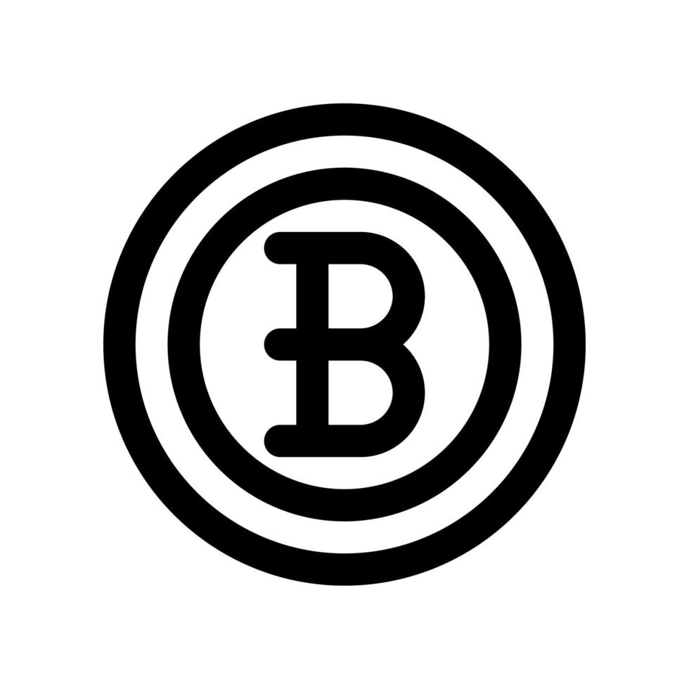 bitcoin icoon voor uw website ontwerp, logo, app, ui. vector