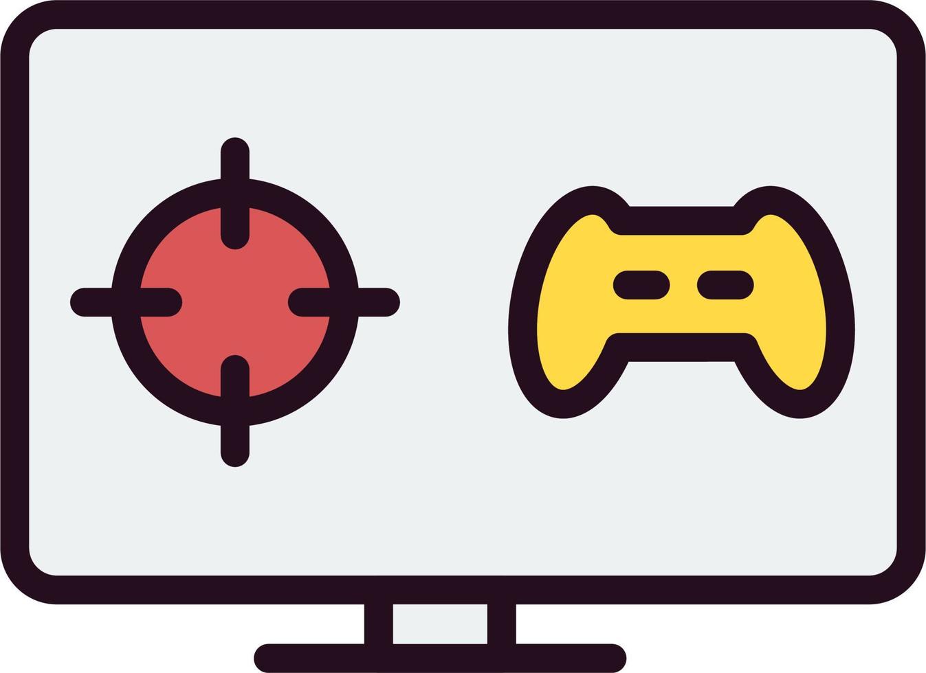 online gaming vector icoon