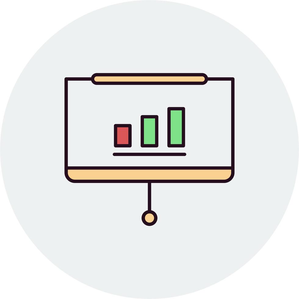 presentatie vector pictogram