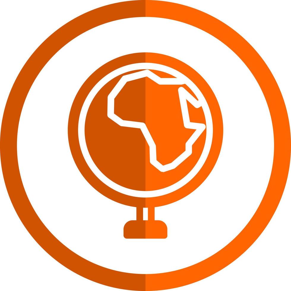 wereldbol Afrika vector icoon ontwerp